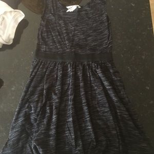 Black with grey speckled dress